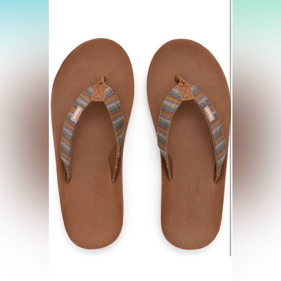 FeelGoodz Zenzole Waterproof Eden Sandal Flip Flops NWOT size 6 - Picture 2 of 6